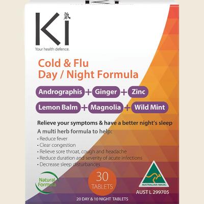 Ki Cold & Flu Day Night 30 Tabs
