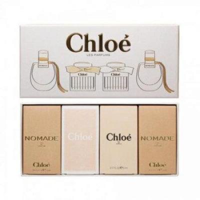 Chloe Ladies Mini Collection - Nomade Eau De Toilette & Rose Tangerine & Chloe & Nomade Eau De Parfum 4pc