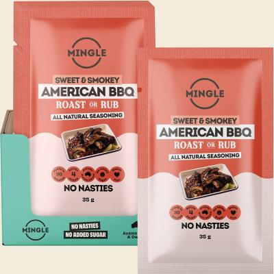 American BBQ Roast Or Rub All Natural Seasoning 12x35g American BBQ Roast Or Rub All Natural Seasoning 12x35g
