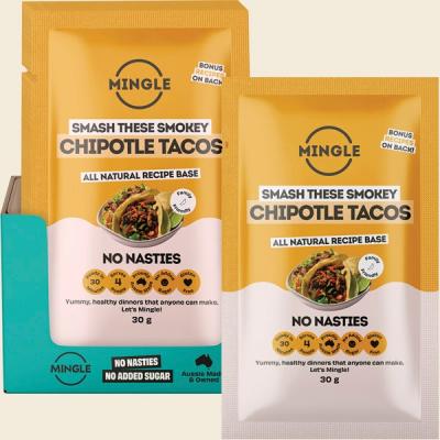 Smokey Chipotle Tacos All Natural Recipe Base 12x30g