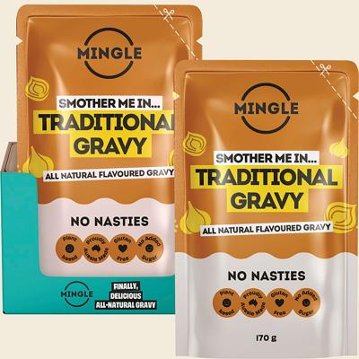 Traditional All Natural Flavoured Gravy 8x170g