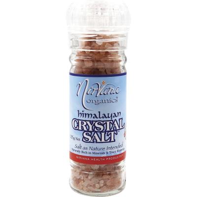 Himalayan Salt Granules Glass Grinder 125g