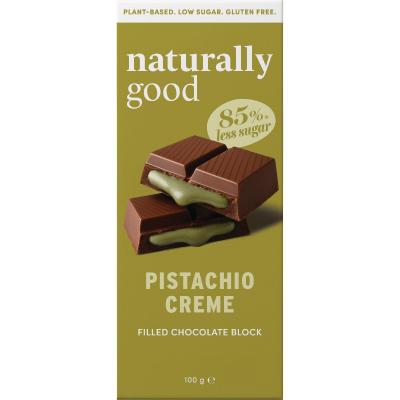 Filled Chocolate Block Pistachio Creme 15x100g