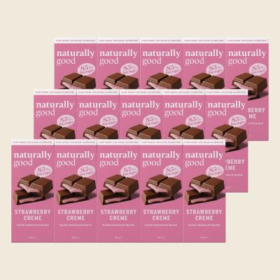 Filled Chocolate Block Strawberry Creme 15x100g