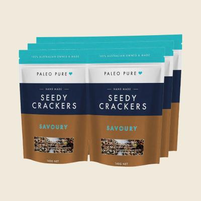 Seedy Crackers Savoury 6x140g