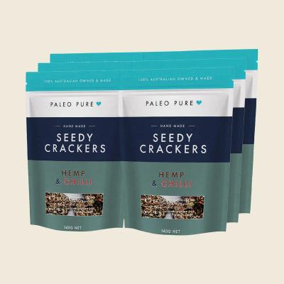 Seedy Crackers Hemp & Chilli 6x140g