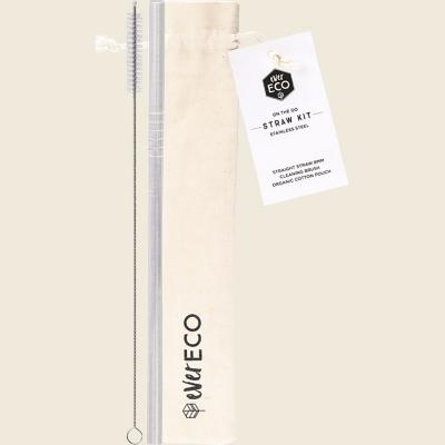 Stainless Steel Straw Kit Straight