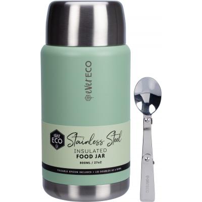 Insulated Stainless Steel Food Jar Sage 800ml