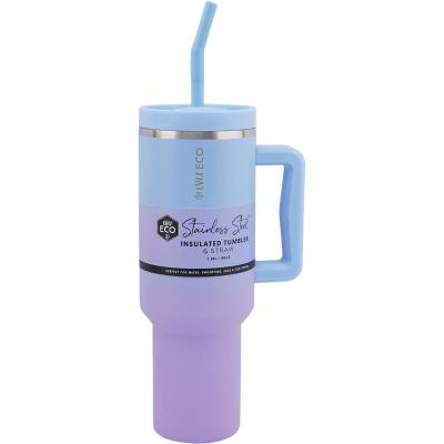 Insulated Tumbler with Handle & Straw Balance 1.18L