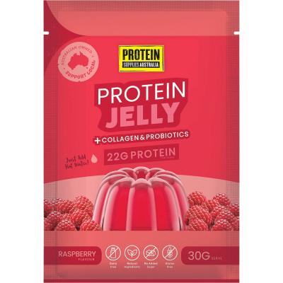 Protein Jelly with Collagen Raspberry 12x30g