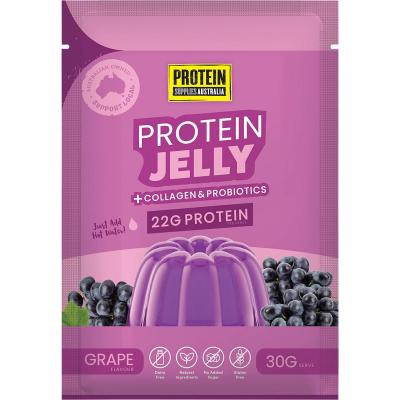 Protein Jelly with Collagen Grape 12x30g