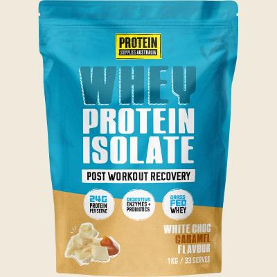 WPI Whey Protein Isolate White Choc Caramel 1kg