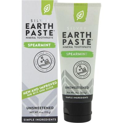 Earthpaste Toothpaste with Silver Spearmint 113g