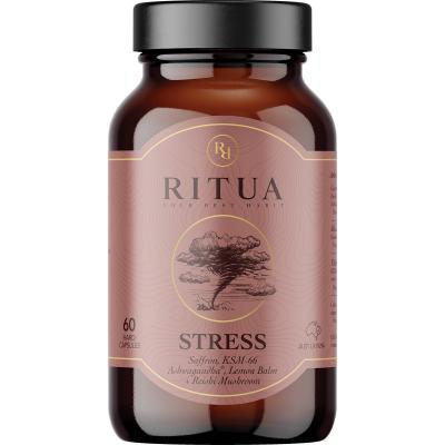 STRESS Saffron Ashwagandha LemonBalm Reishi 60 Caps