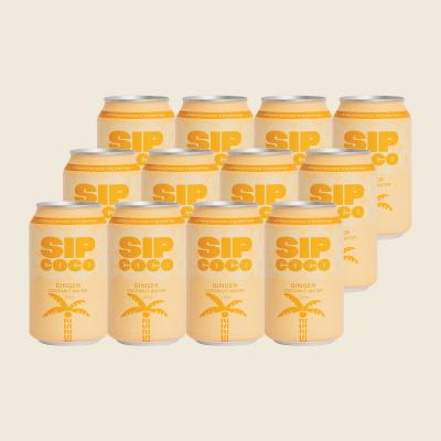 Ginger Coconut Water Can 12x330ml