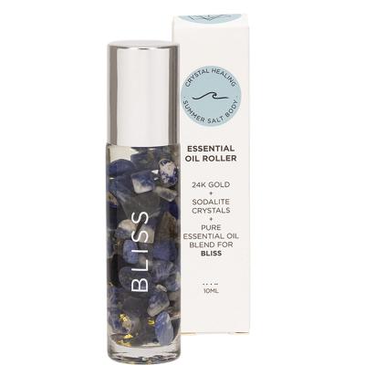 Essential Oil Roller 24K Gold Bliss Sodalite 10ml