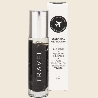 Essential Oil Roller 24K Gold Travel Obsidian 10ml