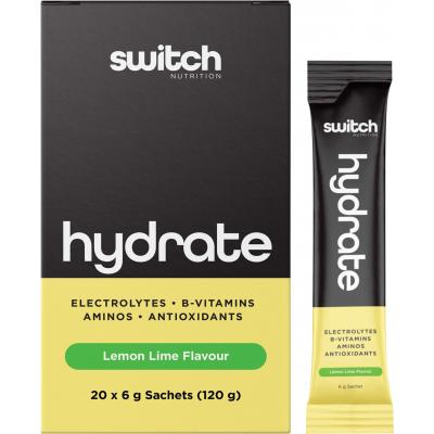 Hydrate Electrolytes No Added Sugar Lemon Lime 20x6g