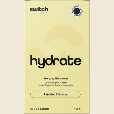 Hydrate Electrolytes No Added Sugar Assorted Flavours 20x6g