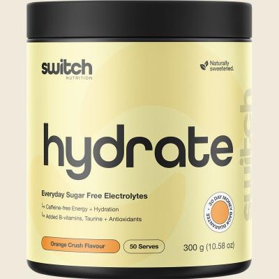 Hydrate Everyday Sugar Free Electrolytes Orange Crush 300g