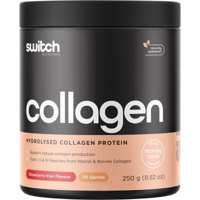 Hydrolysed Collagen Protein Strawberry Kiwi 250g