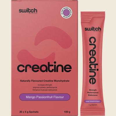 Creatine Monohydrate Sachets Mango Passionfruit 20x5g