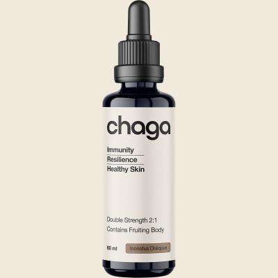 Chaga Double Strength 2:1 Mushroom Liquid Extract 60ml