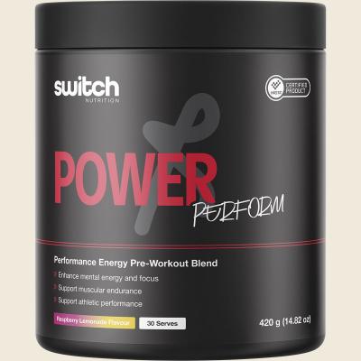 Power Perform Pre-Workout Blend Raspberry Lemonade 420g