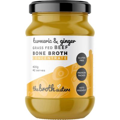 Beef Bone Broth Concentrate Turmeric & Ginger 420g