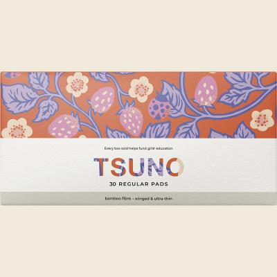 Natural Bamboo Pads Regular Winged & Ultra Thin 30pk