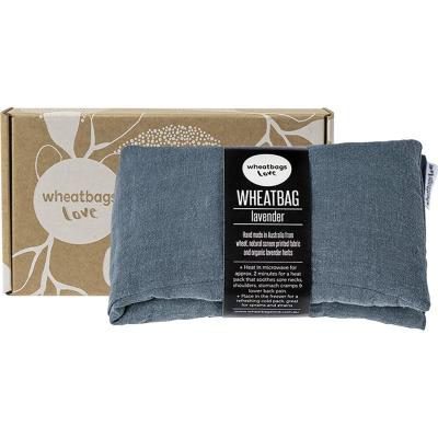 Wheatbag Luxe Linen Slate Lavender Scented