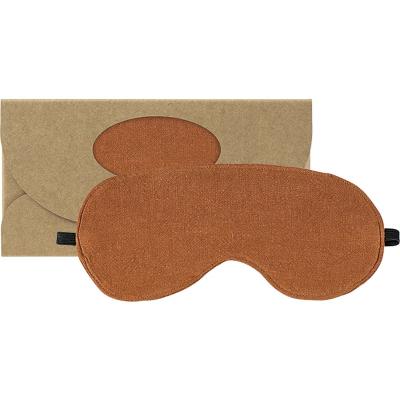 Eye Mask Luxe Linen Copper