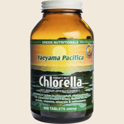 Yaeyama Pacifica Chlorella Tablets 500mg 500 Tabs