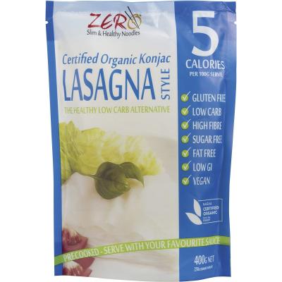 Certified Organic Konjac Lasagna Style 400g