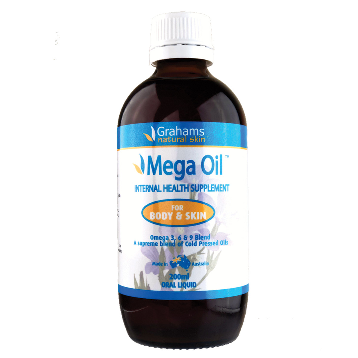 Grahams Natural Mega Oil 200ml  Grahams Natural Mega Oil 200ml