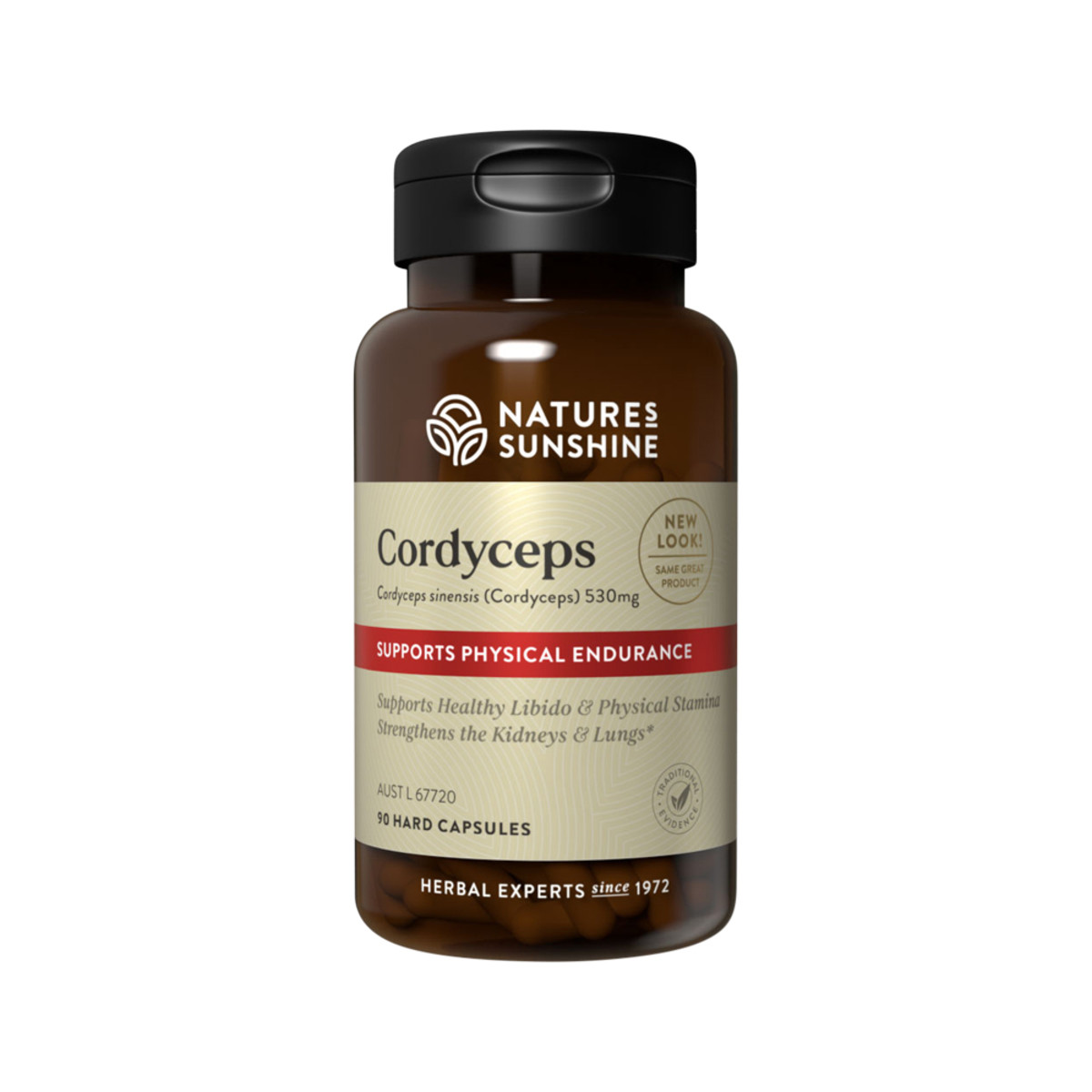 Nature's Sunshine Cordyceps 530mg 90c